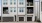 a building with garages and a balcony